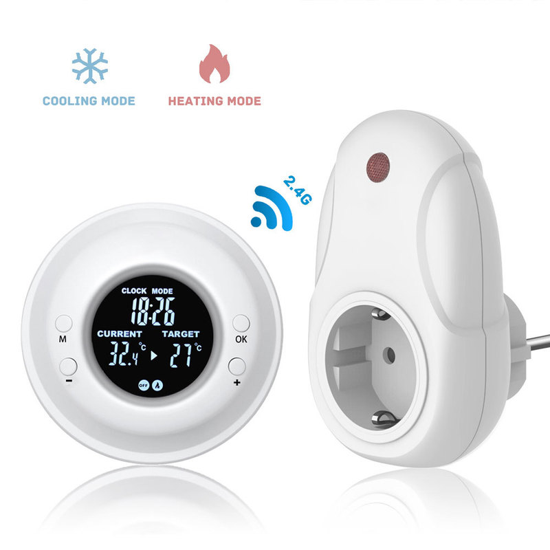 Wireless Thermostat Smart Socket Weekly Timing Temperature Controller