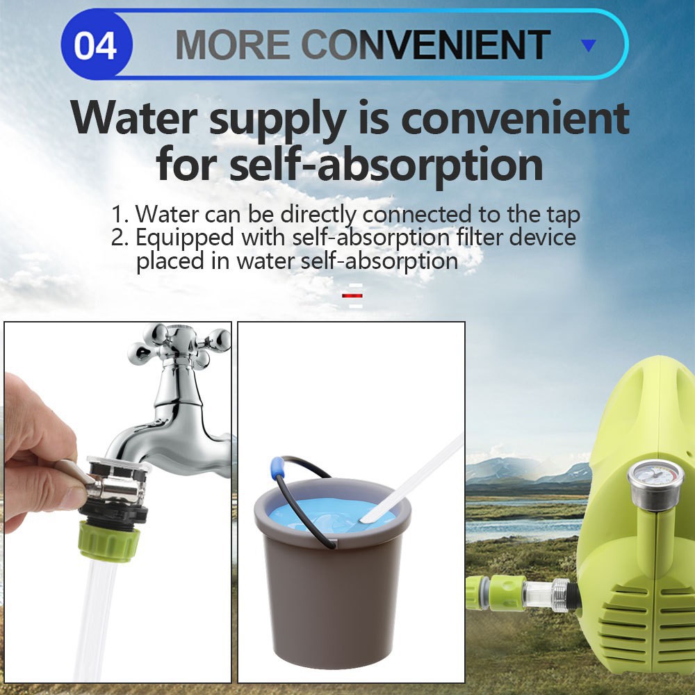 Cross-Border Car Wash Shop Commercial Cleaning Machine Ultra-High Pressure Car Wash Machine Construction Site High-Power Water Gun Fully Automatic Car Wash Machine