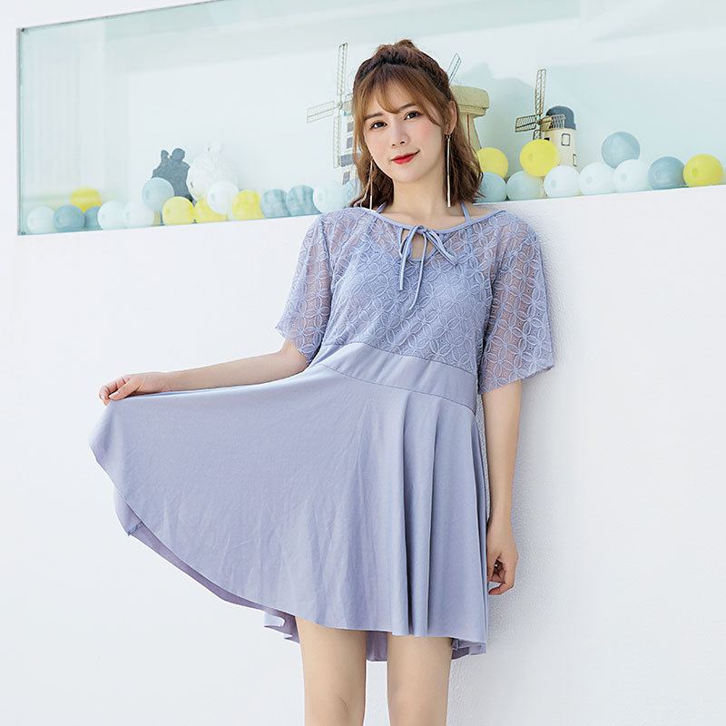 Traje de baño de las mujeres de una sola pieza conservador adelgazamiento vientre que cubre más traje de baño sexy encaje más tamaño grasa cubriendo traje de baño de grasa