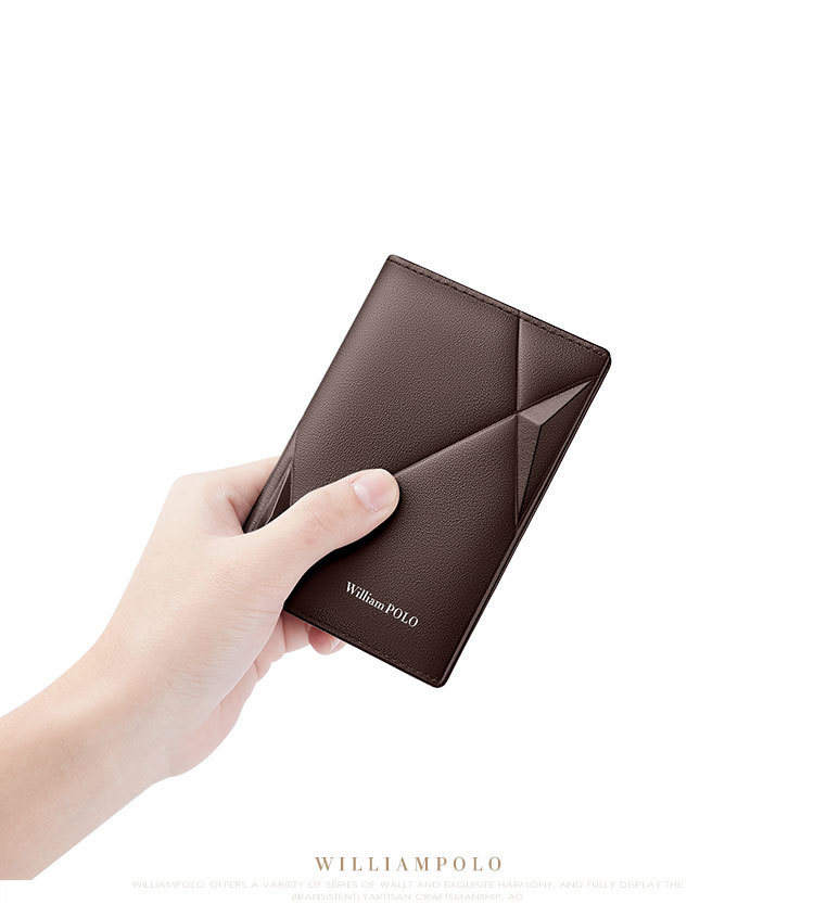 Ví card holder da bò chống trộm siêu mỏng Emperor Paul chi tiết 14
