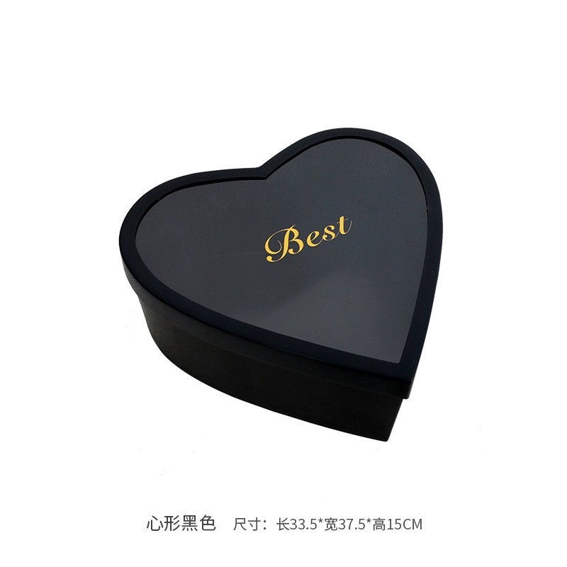 Caja de embalaje redonda portátil de alta gama para frutas y flores, juego de cuatro piezas de invierno, caja redonda transparente para frutas y flores con ventana, caja de regalo