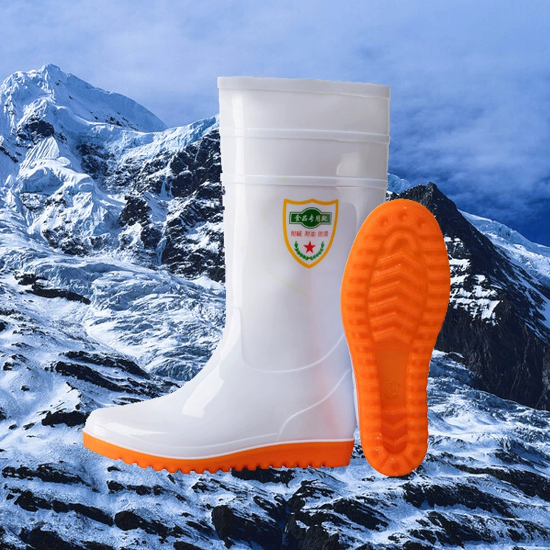 White shoes, work non-slip acid-base boots