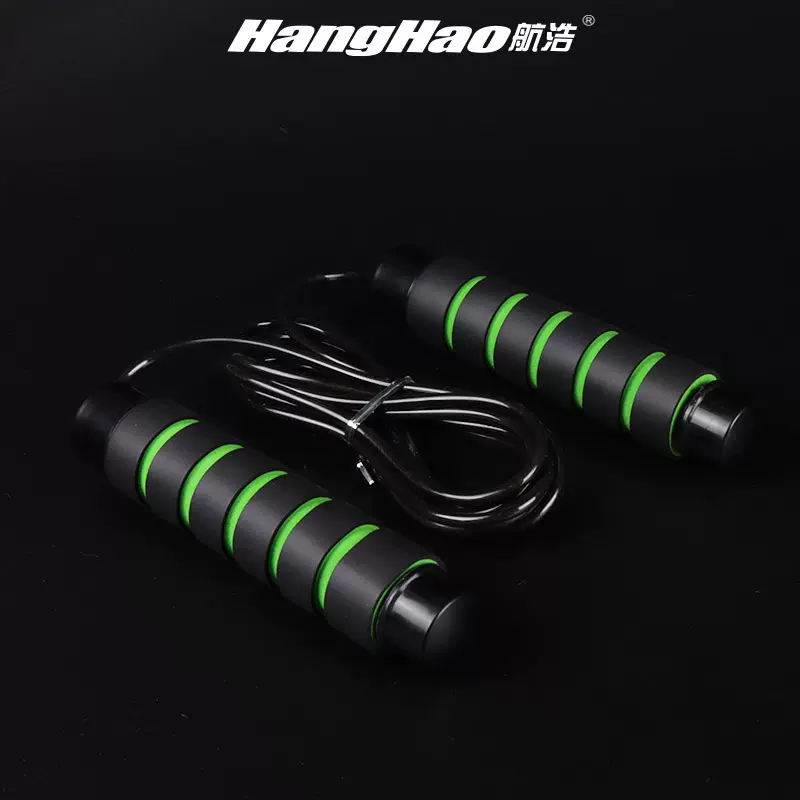 跨境爆款负重跳绳燃脂健身体成人负重跳绳可调节钢丝轴承跳绳批发