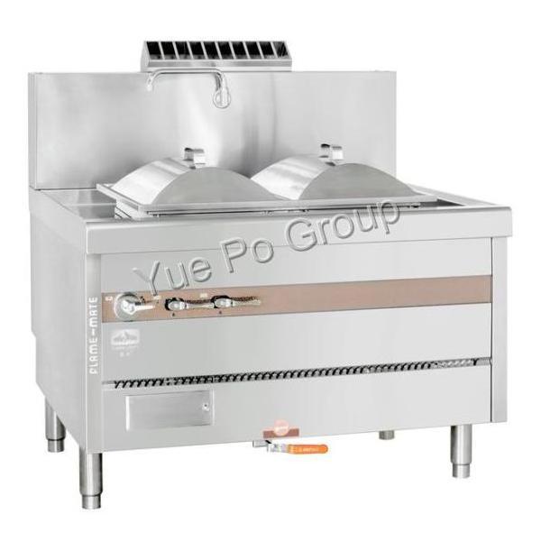 富利天然气环保双格肠粉炉(电磁安全掣)