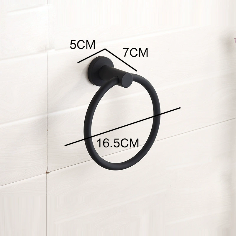 Simple towel stainless steel, black storage system, wholesale