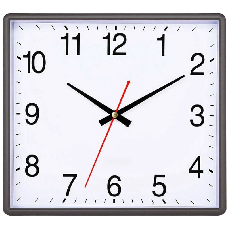 Square electronic fashionable quartz wall calendar