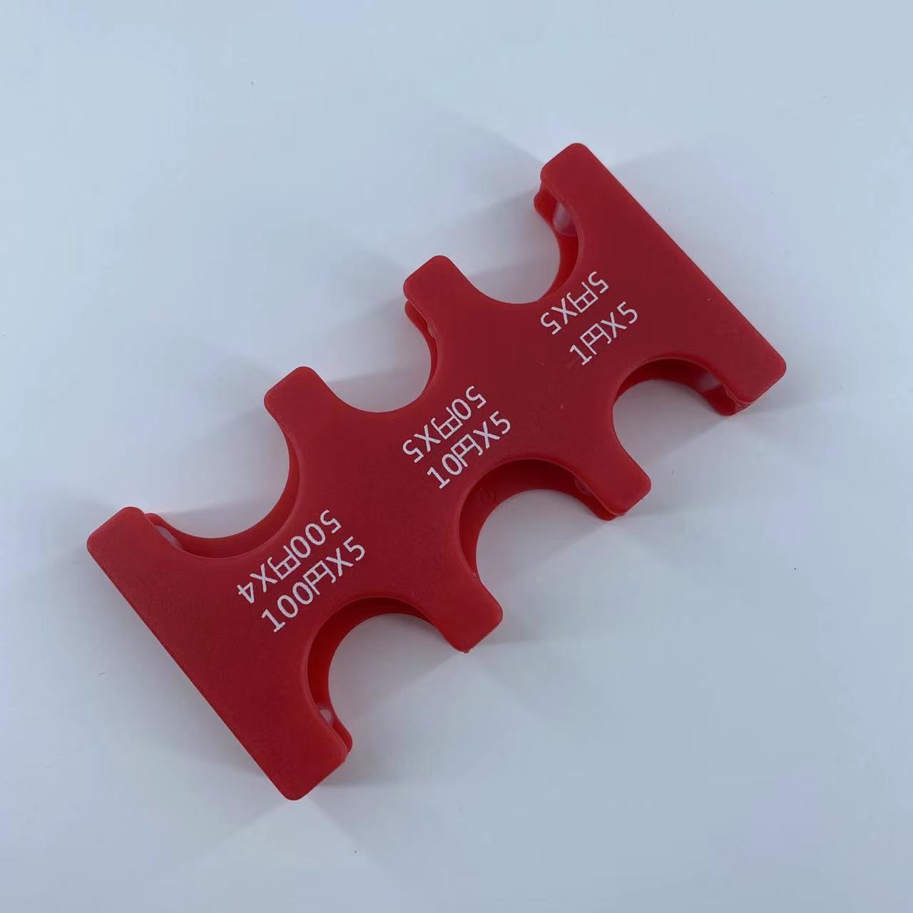 Cartera pequeña para hombre, clip de moneda de plástico, billetera de almacenamiento de clasificación de monedas para automóvil, monedero portátil para mujer de gran capacidad para hombre