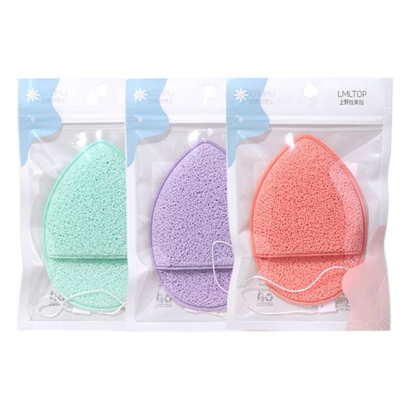 Esponja Facial Tipo Guante LMLTOP para Desmaquillar y Limpiar Mascarillas de Barro, Esponja Grande con Forma de Panal de Abeja para Limpiar con Agua SY770, Cuidadosamente Seleccionada