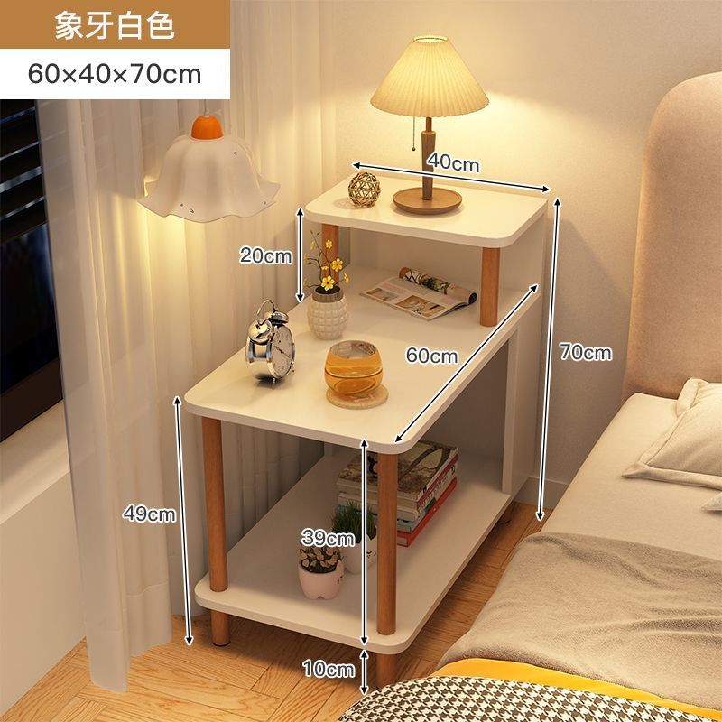 따뜻한 흰색 3층 업그레이드 60*40*75CM