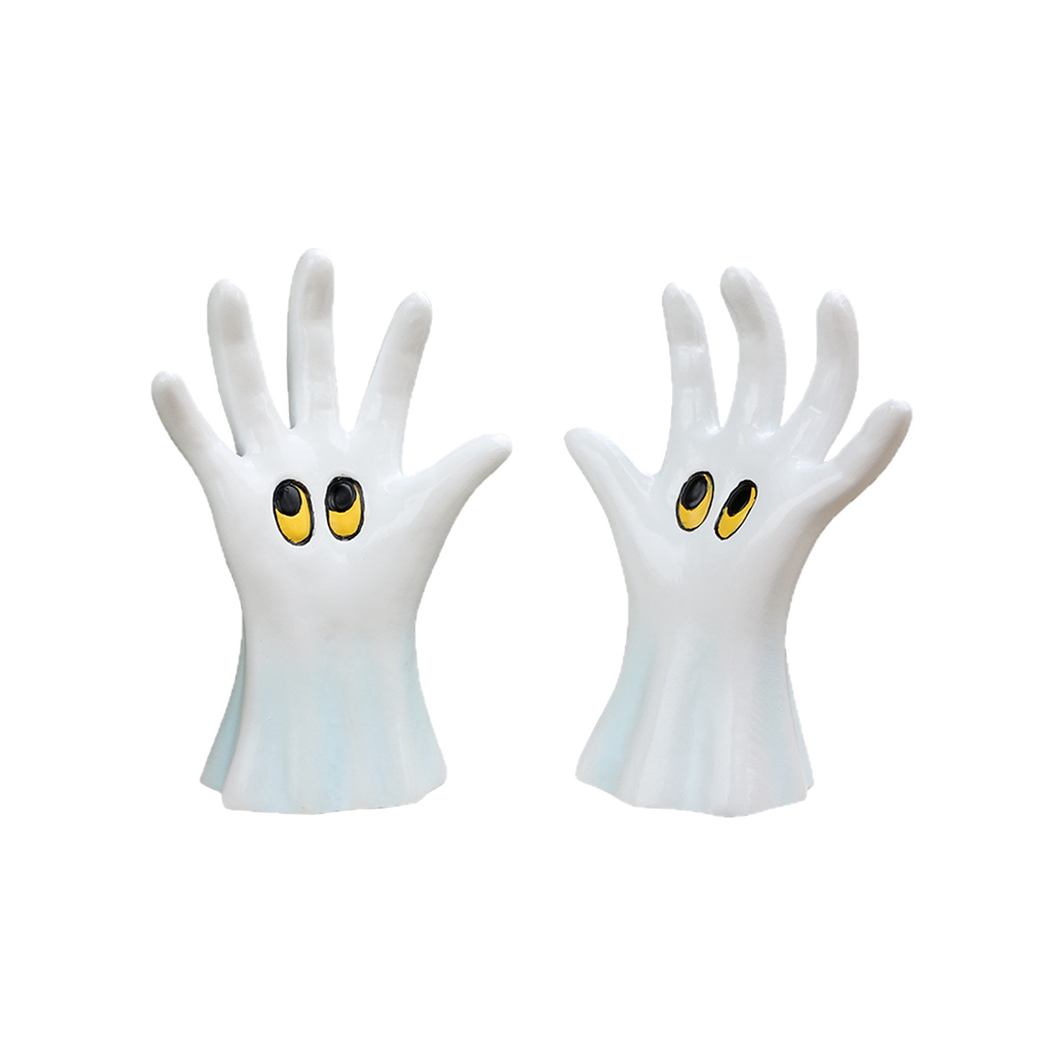 New Halloween Ghost Gloves Two Decorations  Ghost Festival Cute Style Atmosphere Horror Dark Props Ready 