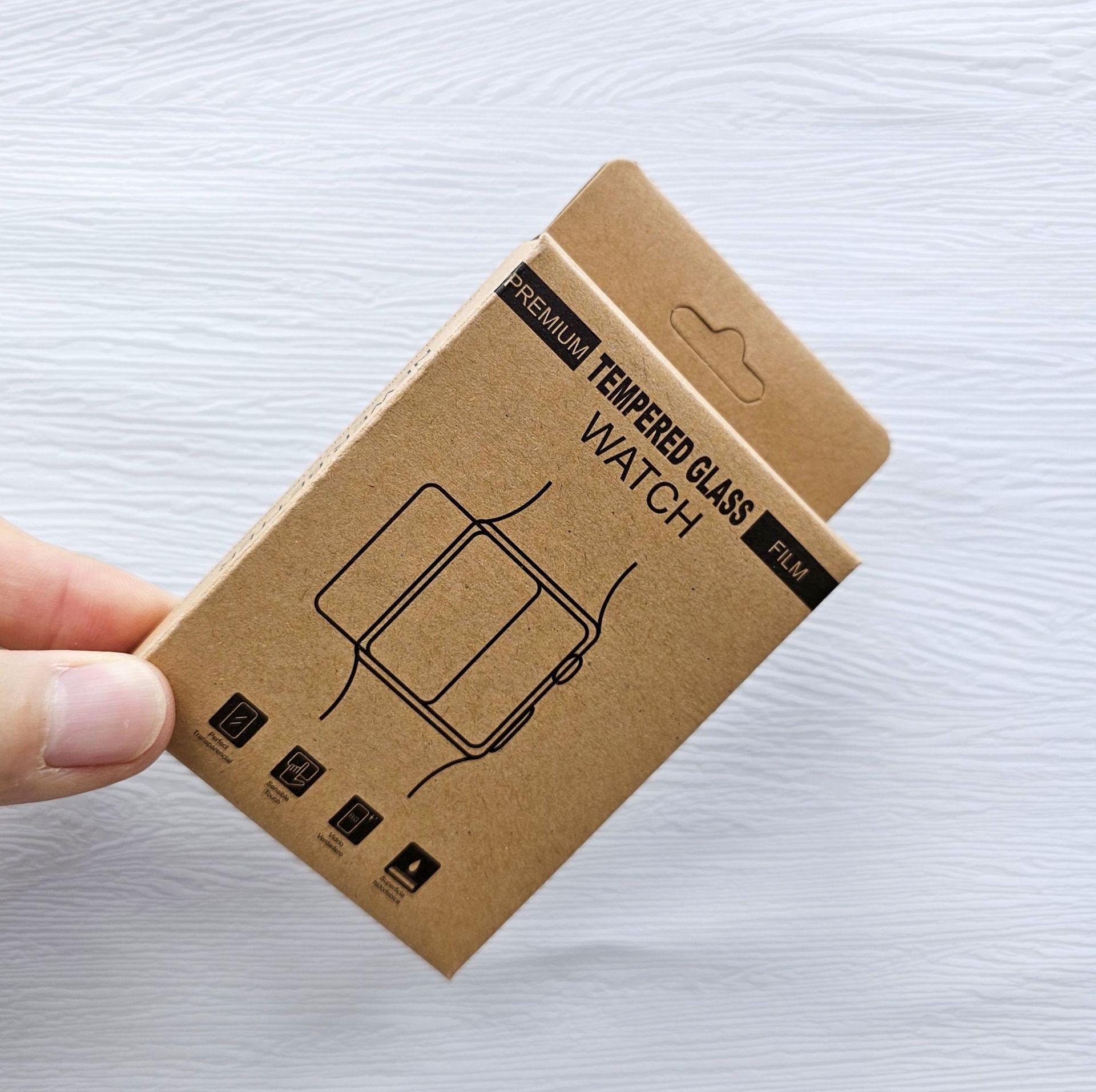 두꺼운 소 카드 (110*67*18) mm + 대형 물집 (58*51) mm