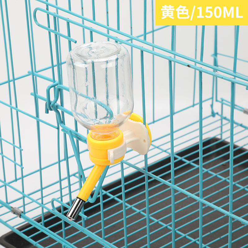 Suministros para mascotas al por mayor Dispensador de bolas para mascotas colgante Botella de agua para perros Dispensador automático para cachorros Pequeño