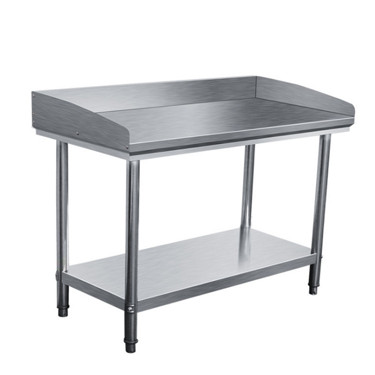 工作台流水线/304不锈钢除尘工作台钢制工作台双边打磨厨房工作台
