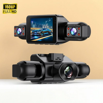 Four-lens 1080P dashcam with WiFi connectivity 2inch screen loop recording car panoramic recorder
