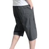 Летние штаны, шорты для отдыха, для среднего возраста, оверсайз