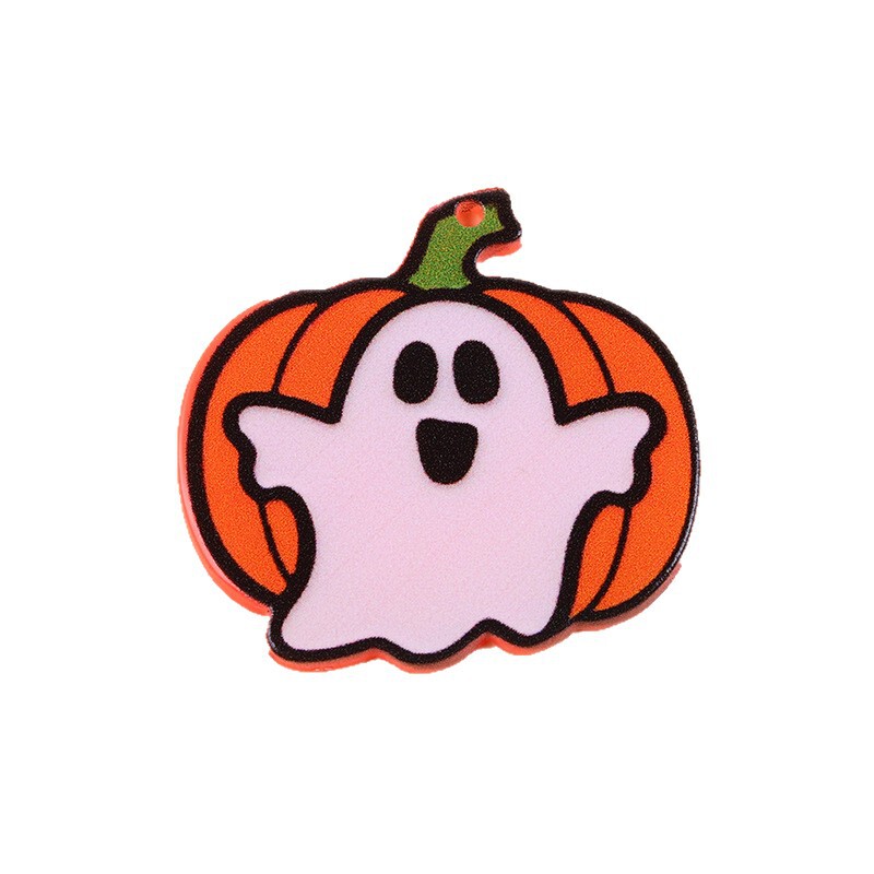 ヨーロッパとアメリカのハロウィンシリーズアクリルアクセサリーカラフルなコウモリカボチャ漫画クモパーソナライズされたクリエイティブアクセサリーアクセサリー|undefined