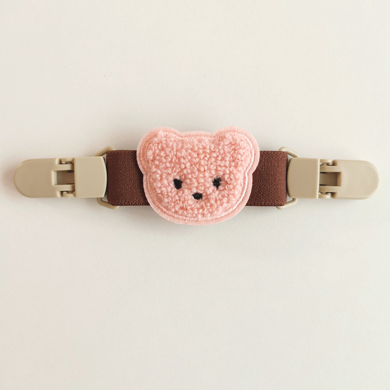 INS estilo coreano clip de suspensión oso pantalones de tirantes para niños clip anti-caída clip de la correa del hombro soporte de la falda de la suspensión antideslizante artefacto de hombro