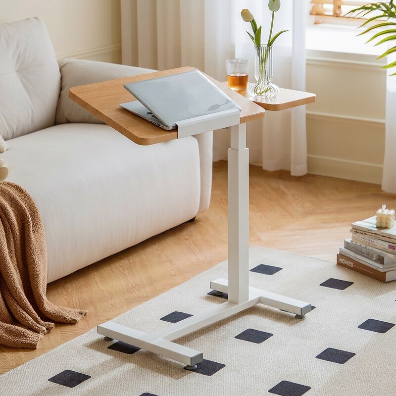 Carefully Selected Bedside Table, Solid Wood Pneumatic Lift Table, Computer Table, Foldable Mobile Small Table, Office Desk, Sofa Side Table