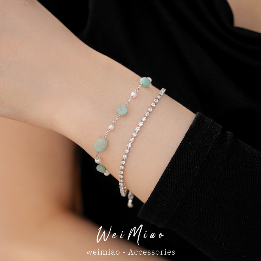 Resina de zircón mariposa flor pulsera ligera de lujo nicho de alta sensación pulsera accesorios de vacaciones joyas al por mayor image 3