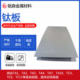 批发耐高温TC4钛合金板 耐腐蚀TC4板材 TC4钛合金中厚板 钛材
