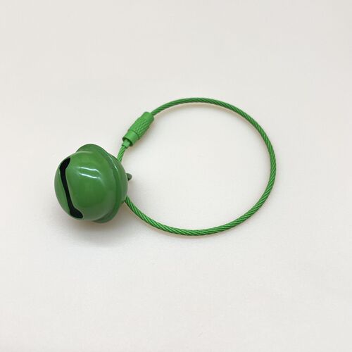 Candy-colored baked paint colorful steel wire ring keychain key holder handmade jewelry accessories stainless steel rope ring