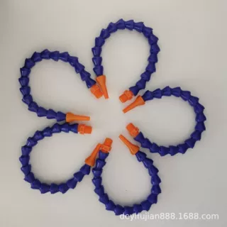机床喷油喷水圆扁嘴喷水管 厂家定制塑料冷却水管万向蛇形竹节管