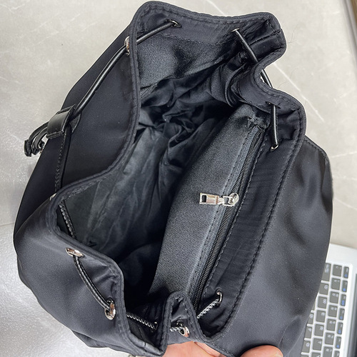 Jiagoqiao Double Shoulder Bag for Women, Casual Large Capacity Oxford Cloth Bag, Simple Chain Student School Bag, Trendy Large Bag