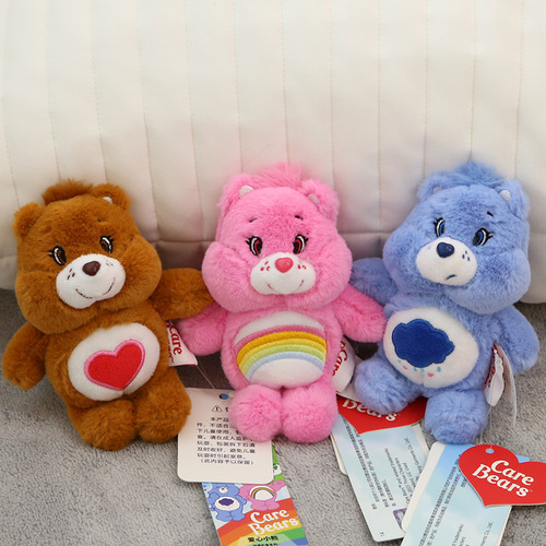 Genuine care bears love bear bag pendant plush toy children girl birthday gift star same style