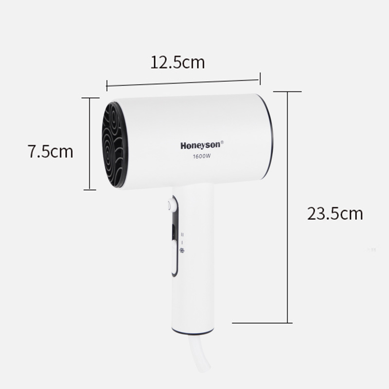 Secador de Pelo para Hotel 1600W, Plástico ABS, Protección contra Sobrecalentamiento