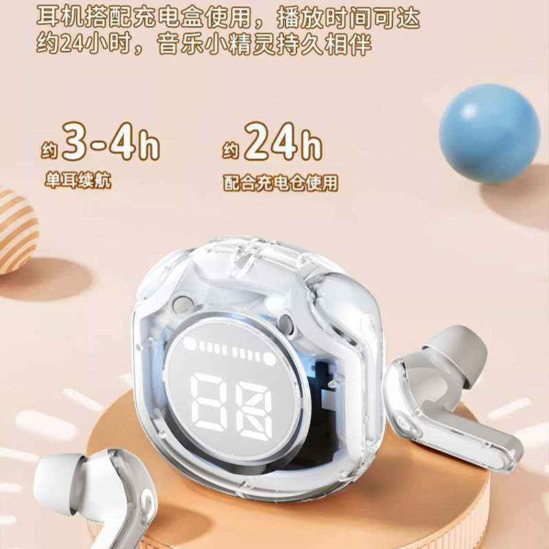 跨境数显air31无线透明蓝牙耳机入耳式双边立体声超长续航Air31|undefined