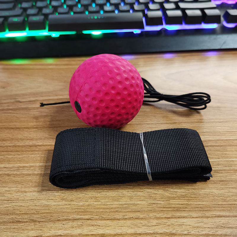 ヘッドボクシング反応ボールボクシングスピードボールトレーニングボール6.3cm直径ゴムボールpu発泡ボールテニスボール|undefined