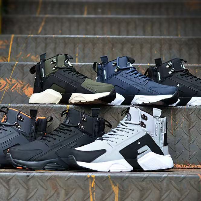 Putian shoes Wallace zipper functional style running shoes, sports shoes, retro high-top thick-soled running shoes, trendy men's and women's shoes Putian shoes Wallace zipper functional style running shoes, sports shoes, retro high-top thick-soled running shoes, trendy men's and women's shoes