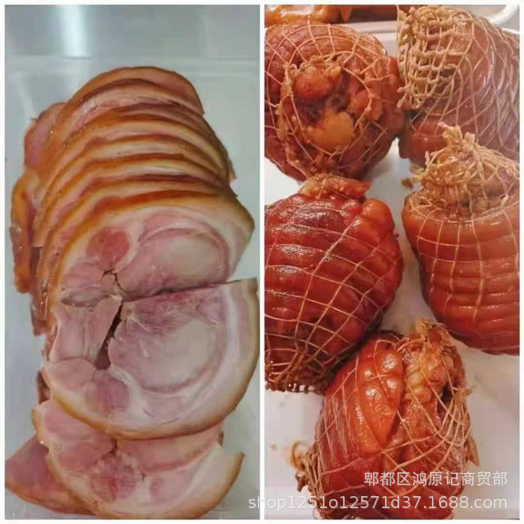 跑江湖地摊产品卤菜店酒店用品缠丝肘子一件18斤五香卤肘子