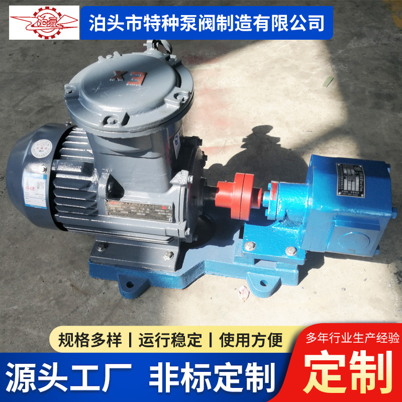 RYB电动式摆线内啮合齿轮泵注塑机高压油泵工程机械用RYB齿轮泵