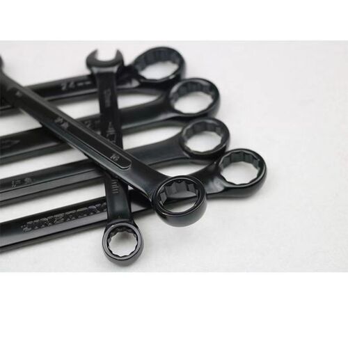 Dual-purpose wrench set open plum blossom tool set dual-purpose wrench 14-piece set auto repair machine repair tools