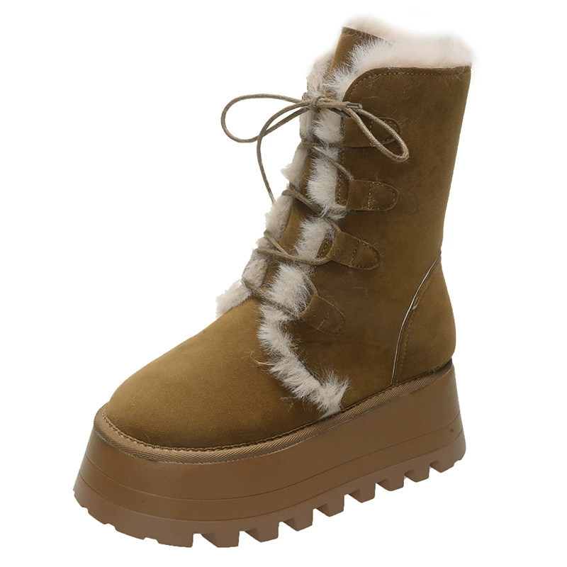 Эта обувь популярна! Она выглядит очень красиво надеть! Кэмел-хаки взрослые сапоги с кисточками, место