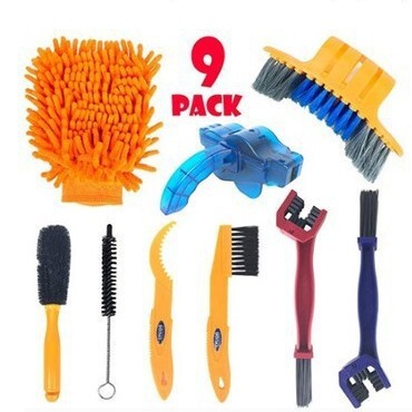 New Bicycle Chain Cleaner Set, Bike Accessories Maintenance Tool, Cleaning Brush Cleaning Combo
