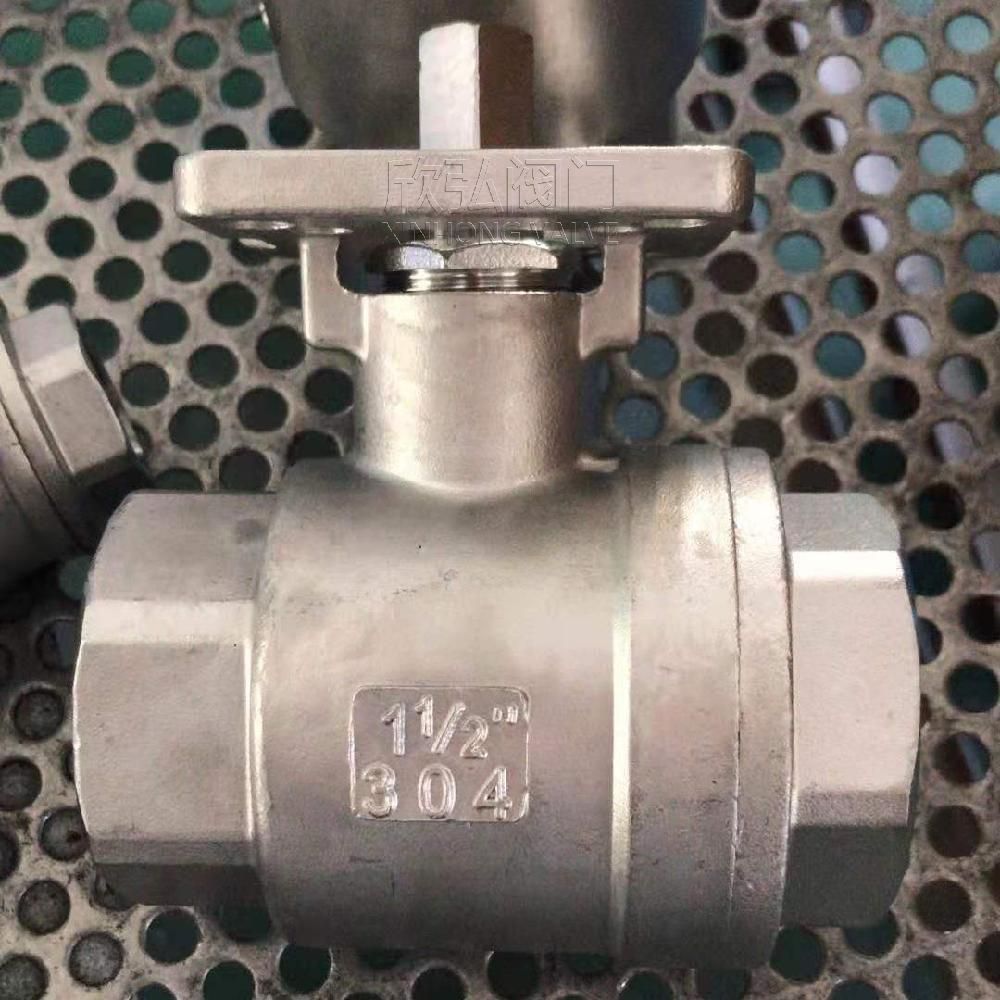 Q11F二片式内螺纹球阀 高平台不锈钢高压双向放空排污 欣弘阀门