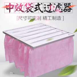 中效袋式过滤器f7铝框f8板式过滤网中央空调净化除尘无纺布过滤器