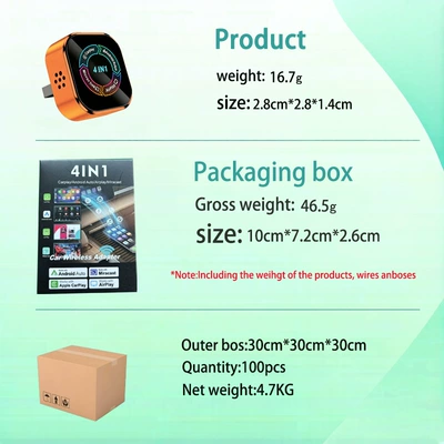Simsiz CarPlay və Android Auto, Screen Dual-Band Car Smart Box