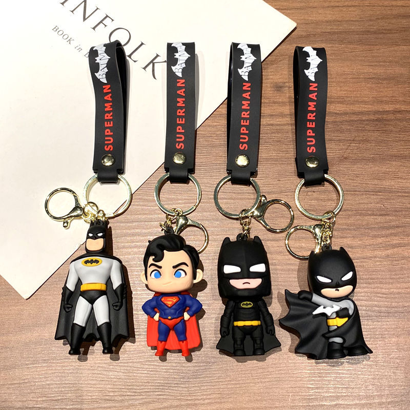 Llavero Marvel con muñeco superhéroe, colgante para mochila, Spiderman/Avengers, nuevo modelo