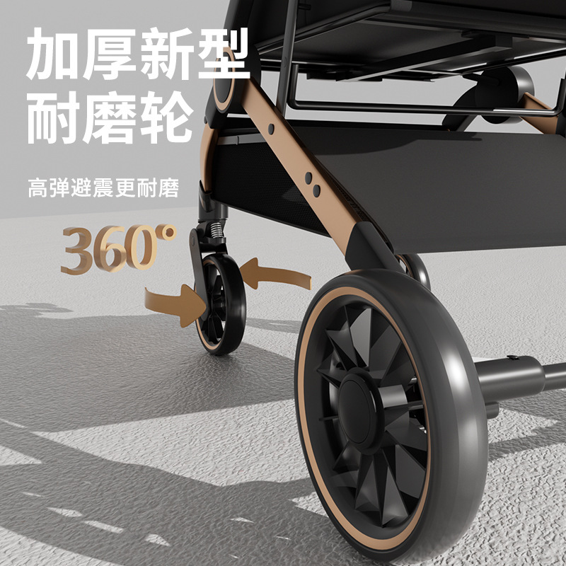 애완 동물 카트 경량 접이식 별도의 개 고양이 테디 아웃 작은 애완 동물 카트 도매