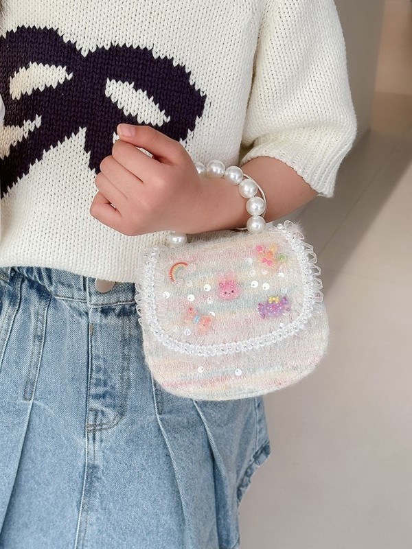 Bonito bolso de niños en línea nueva moda extranjera bebé niña princesa cambio de hombro mochila de moda