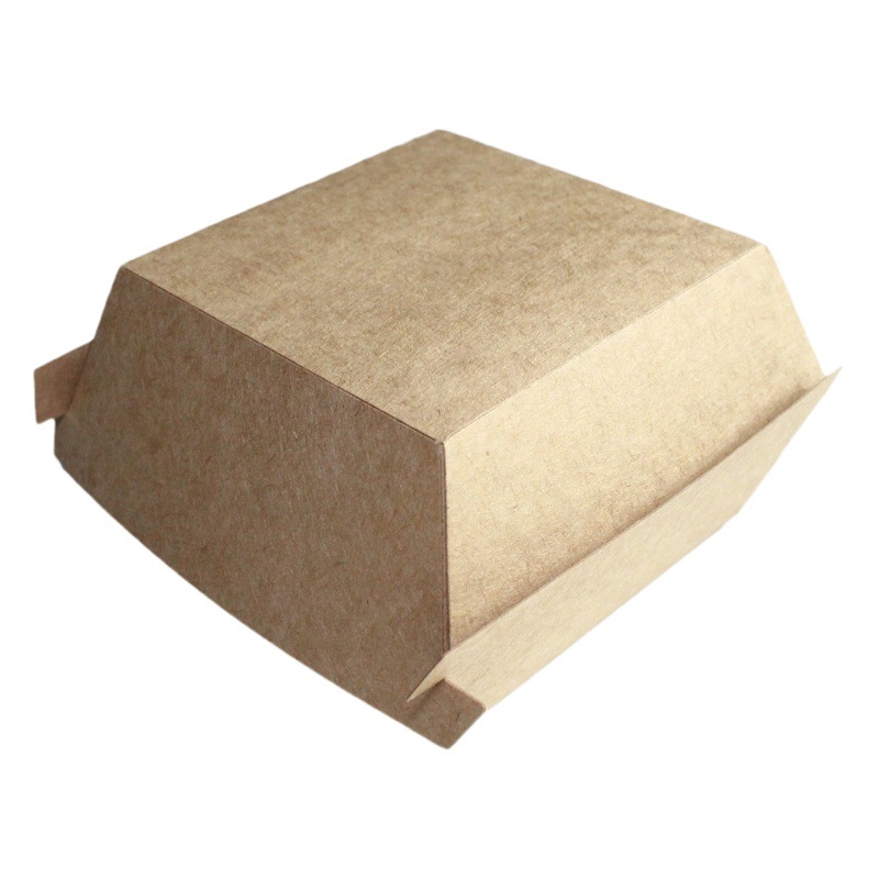 Caja de comida para llevar, caja para hamburguesas, caja para comidas, caja para papas fritas, caja de papel para alimentos de calidad alimentaria para pollo frito, caja para sushi, material ecológico