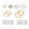 30-100pcs spot wholesale DIY jewelry material accessories accessories, laps ring buckle, single circle buckle small circle connection