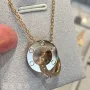 18k圆圈小饼颈链
