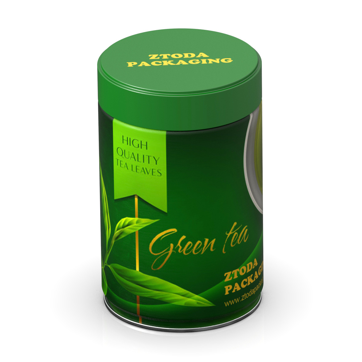 Lata de té verde Longjing con tapa fácil de abrir, lata de té con tapa de rosca sellada a prueba de humedad, lata de té Tieguanyin de 250g