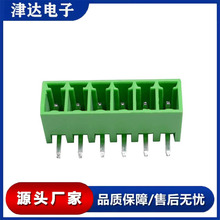 2EDGK插拔式接插件接线端子 对接孔座绿色铜环