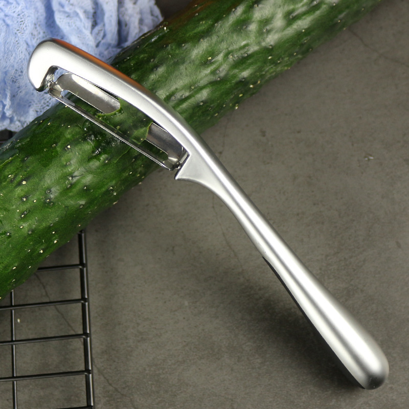 Artefacto de pelado transfronterizo de aleación de zinc cuchillo de raspado de boca vertical cuchillo de pelado especial cuchillo de pelado de cocina cuchillo de pelado vertical de melón y fruta
