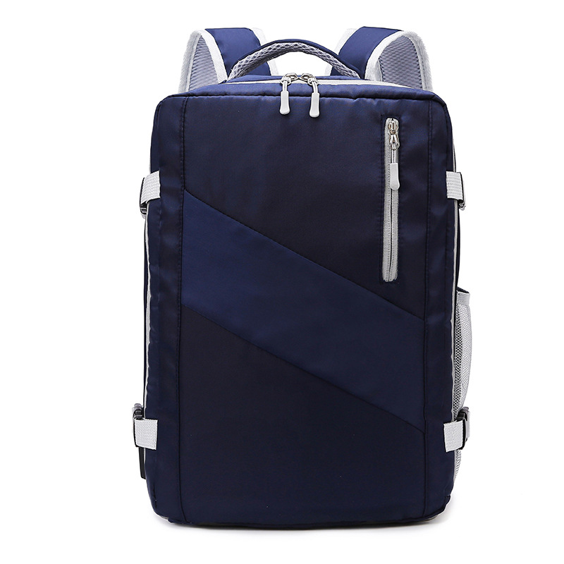 Bolsa de computadora de negocios expandible con barra de tracción, mochila de viaje de gran capacidad, mochila multifuncional para viajes de negocios cortos